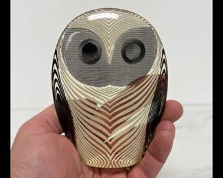 Lot 1478 Vintage Abraham Palatnik Lucite Owl Figure