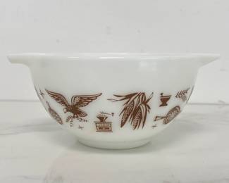 Lot 1717 Vintage Pyrex Early American 1 12 Pt Mixing Bowl