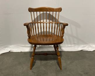 Lot 1455 Ethan Allen Colonial Style Spindle Arm Chair