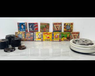 Lot 1734 Vintage 8 MM Movie Reel Boxes  Castle  Atlas  Enterprises Inc