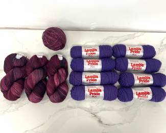 Lot 637 Yarn Skeins  WoolMohair  WoolSilk