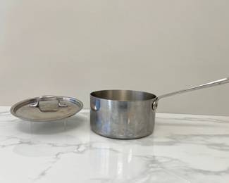 Lot 1685 AllClad 8 StainlessSteel Saucepan wLid
