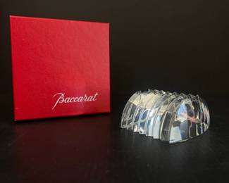 Lot 1459 Baccarat Crystal Business Card Holder