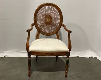 Lot 1454 Casa Stradivari Adams Style Wheel Back Arm Chair