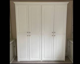 Lot 1805 Craft Room Storage Cabinets  Wood Custom Made