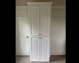 Lot 1808 Craft Room Storage Cabinet  Custom Made Wood