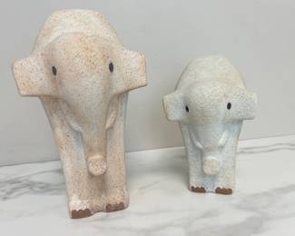 Lot 1763 Gilde Hanwerk Ceramic Elephants