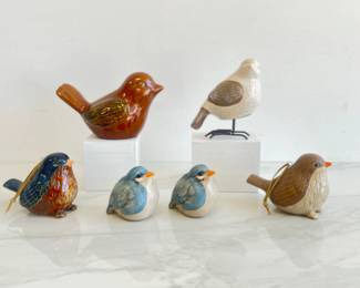 Lot 1602 Ceramic Bird Figurines