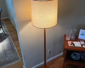 Vintage Teak Floor Lamp