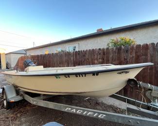 Key West Boat and Pacific Boat Trailer 