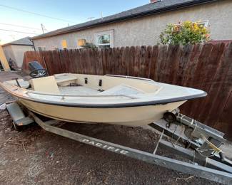 Key West Boat and Pacific Boat Trailer 