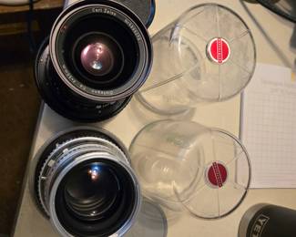 Closeup of addtl Hasselblad lenses