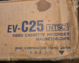SONY EV-C25 Video8 VCR Magnetoscope