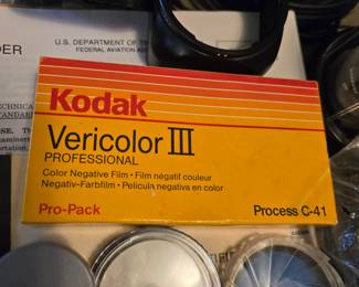 Kodak Vericolor III 120VPS Professional Film - 3 unopened rolls dated 05/1994  2021