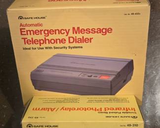 Safe House Infrared Photorelay, Emergency Message Telephone Dialer & Siren box