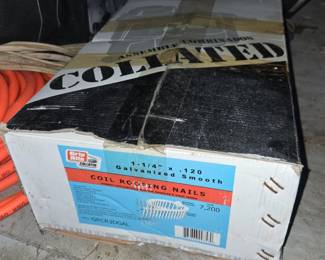 7,200 Grip Rite coil roofing nails (MIB case)