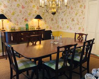 Henkel Harris Mahogany Dining Set