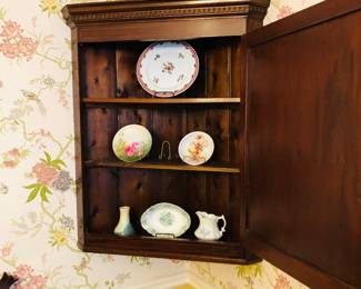 Antique Corner Cabinet 