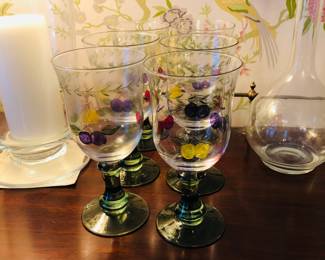 Villeroy and Boch French Garden Glasses