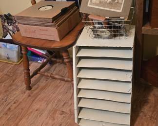 Frame, Vintage Photos, Records, Chair