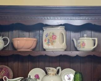 Pitchers, Tea Pot, Vintage Bowl