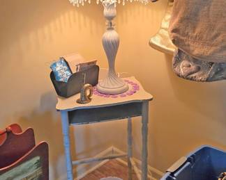 Lamps, Side Table, Glass Shade, Purses, Totes