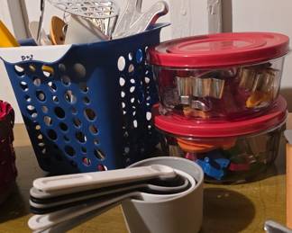 Cookie Cutters, Measuring Cups, Utensils