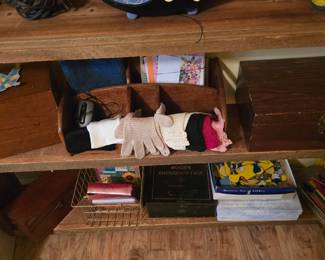 Office Supplies, Gloves, Wood Boxes, Metal Box, Puzzle