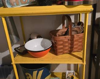 Vintage Shelf, Tins, All Can
