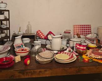 Primitives, Enamelware, Advertising