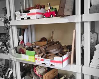 Wood Cows, Towel Racks, More