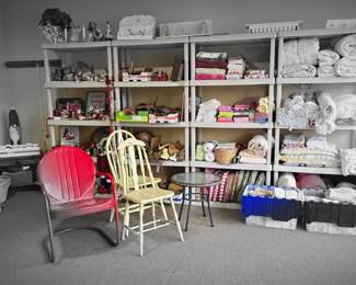 Overview of Christmas and Linen Area