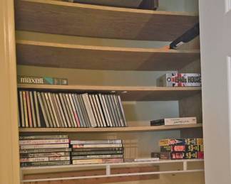 Cassettes, CDs, DVDs