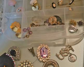 Broaches, Earrings, Pendants