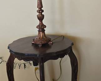 Vintage Table and Lamp