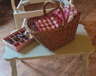 Linens, Table, Dressing Table Bench