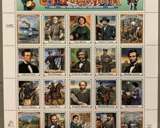 Commemorative Civil War stamps
