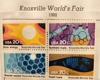 1982 Knoxville World's Fair commemorative stamps