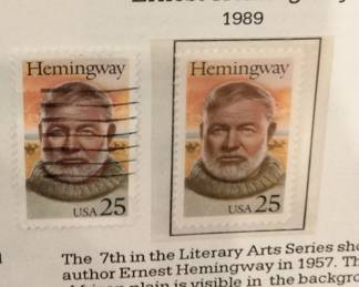 Hemingway commemorative stamps