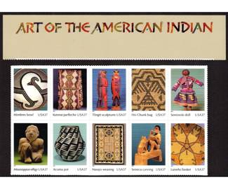 Commemorative American Indian stamps