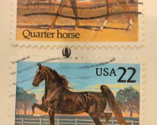 Horse bred stamps