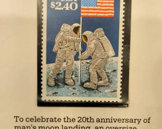 Commemorative stamps of USA Moon Landing Anniversary