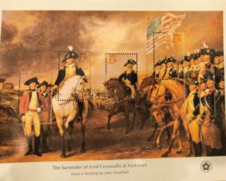 Yorktown Surrender - commemorative stamps
