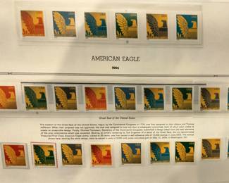 2004 American Eagle stamps