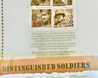 "Distinguished Soldier" stamps