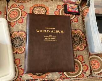 STAMP ALBUM. IT IS NOT FILLED.