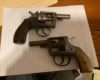 THESE ARE 22 STARTER PISTOLS.
