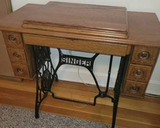 Singer sewing machine cabinet only