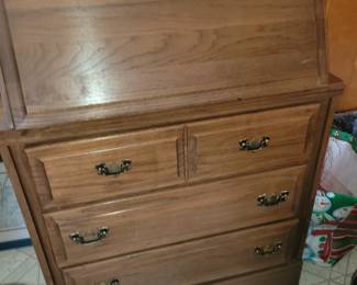 Small Oak secretary 