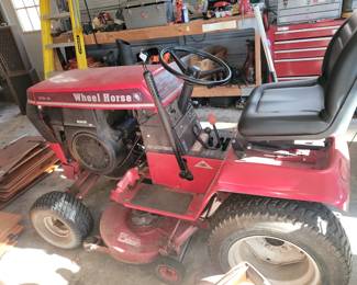 Wheel Horae riding mower in working condition!